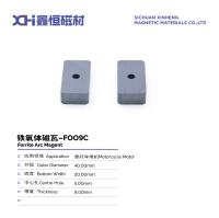Arc Strong Strontium Y30 Sintered Ferrite Magnet Y30 Y33 For Motorcycle F009C