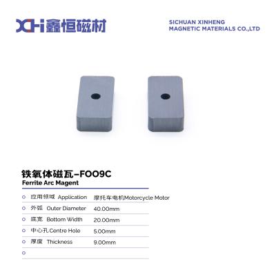 Arc Strong Strontium Y30 Sintered Ferrite Magnet Y30 Y33 For Motorcycle F009C