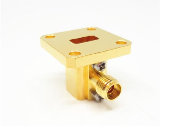 K2.92mm WR34 BJ260 Waveguide To Coaxial Adapter Female 21.7GHz - 33GHz