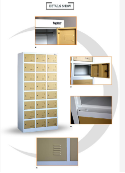 24 Doors Smart Digital Electronic Beach Barcode Locker Fashional