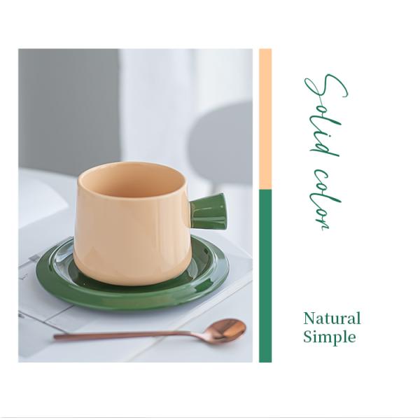 Керамические чайные чашки и наборы тарелок с пользовательскими цветами для ресторанов