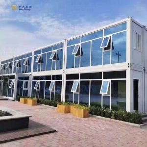SGS Expandable Container House 2580mm Movable Container Homes Flat Roof