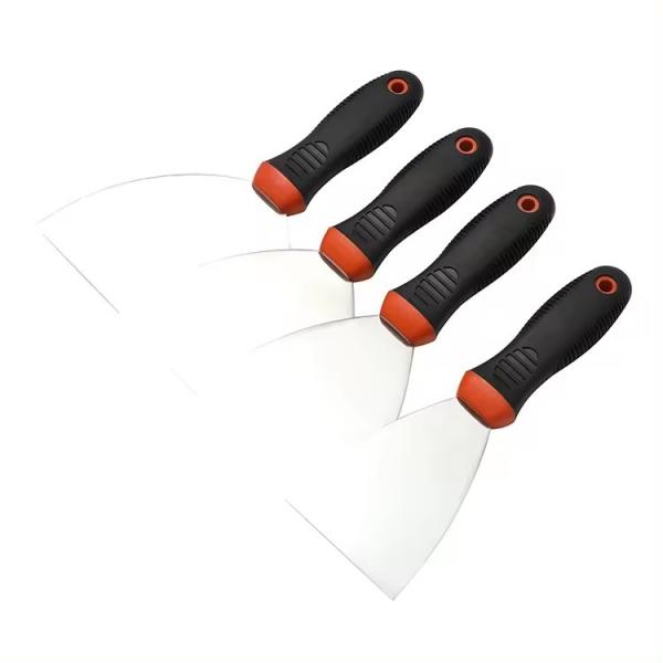 High Quality Toughness Plastic Hand Tools Painting Wall Cleaning Putty Knife Stainless Steel Scraper