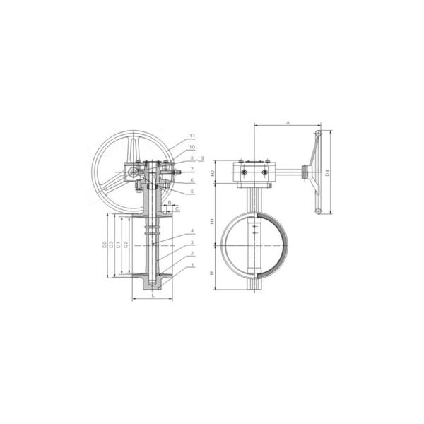 Fire Fighting Grooved Butterfly Valve