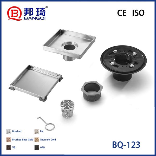 BQ-123 American Stainless Steel Floor Drain