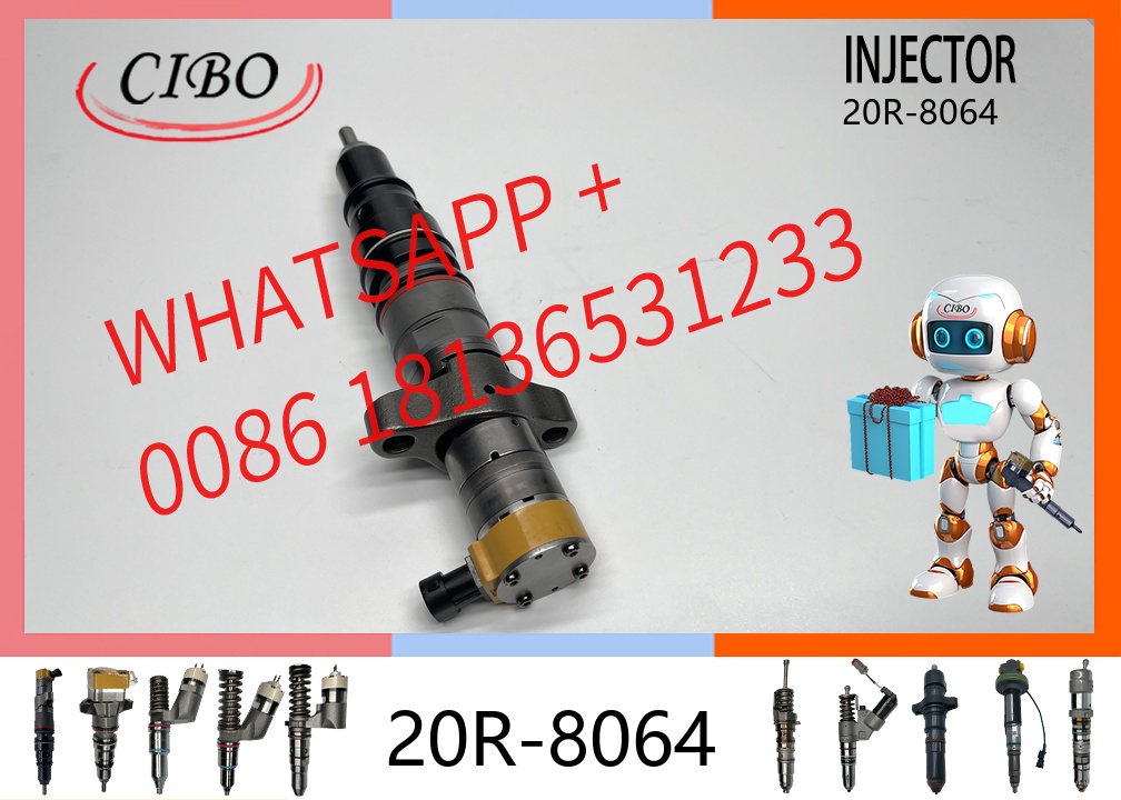 original 20R-8064 Common Rail Fuel Injector 557-7633 387-9433 for  C9 Engine 330D 336D E336D E330D E340D Excavator Diesel Parts original new injector