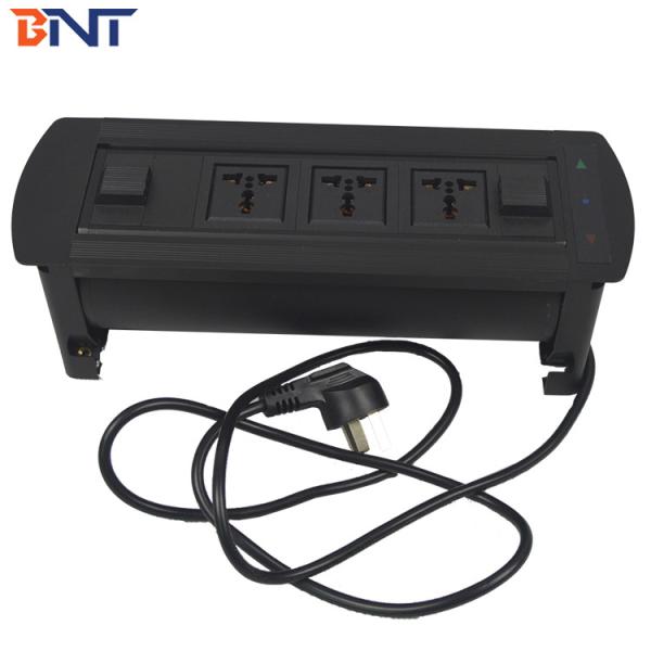 BNT General purpose multiple universal power motorized flip up table socket