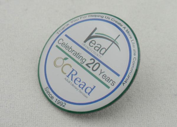 Offset Printing Brass / Aluminum / Stainless Steel Lapel Pin, Enamel Pins Custom with Gold Plating