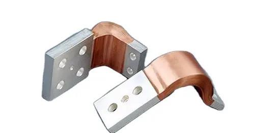 200A 1 Inch Wide Flexible Copper Busbar With Stranded Tin Plated Conductor