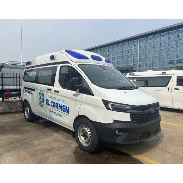 Белый автомобиль машины скорой помощи 4*2 машина скорой помощи спасения больницы 165 лошадиных сил аварийная