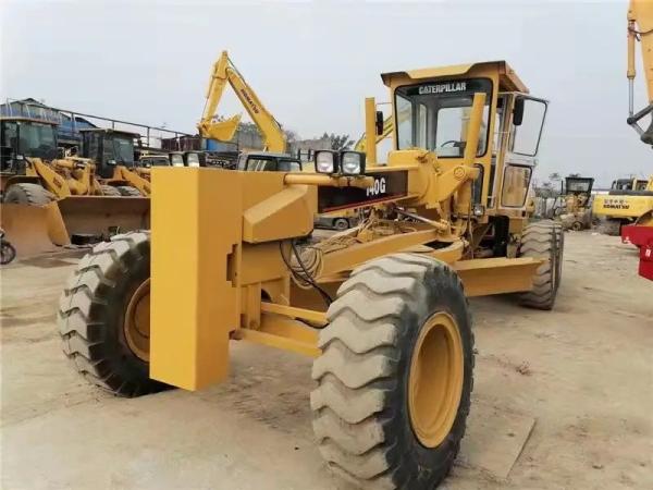 Accurate and Work Cat 140G/140H/140K Motor Grader from Japan with Good Blade Condition