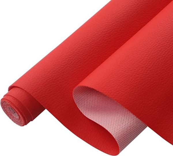 1.8mm Artificial PVC Leather Roll Leather Fabric Auto Upholstery Material For Crafts