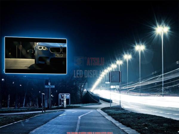 P6.4mm Waterproof LED Digital Billboard Outdoor Front Access Commercial LED Display
