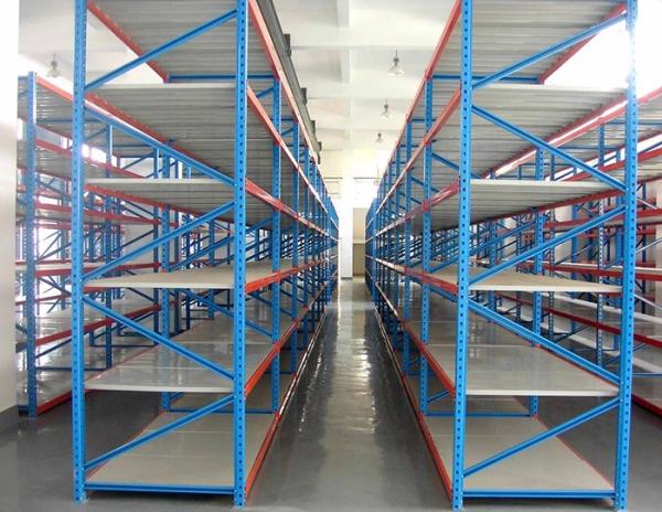 Medium Duty Longspan Shelf Lightweight Warehouse Rack Cargo & Storage Equipment