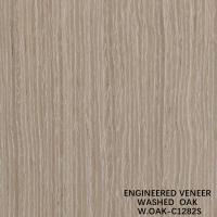 Engineered Wood Veneer Special Washed Oak Sheet Straight Grain 2500-3200mm Fleeced Back For Door Skin W.OAK-1282S / 1282C / 1327S