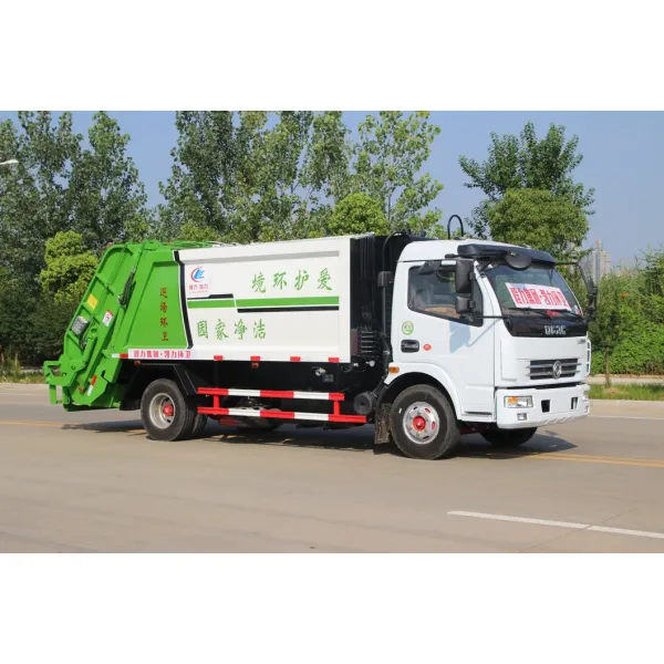 Garbage Collection Equipment 3ton 4mt Dongfeng Refuse Compactor Truck