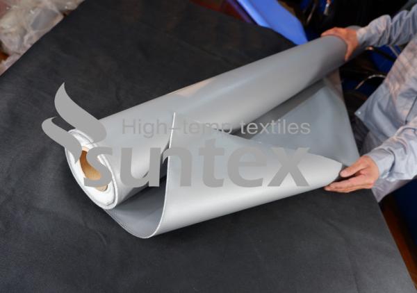 Fire Curtain Fabric Fire Resistant Silicone Coated Fiberglass Fabric