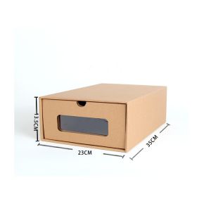 Corrugated Drawer Shoe Box Recycled Materials Stamping Embossing