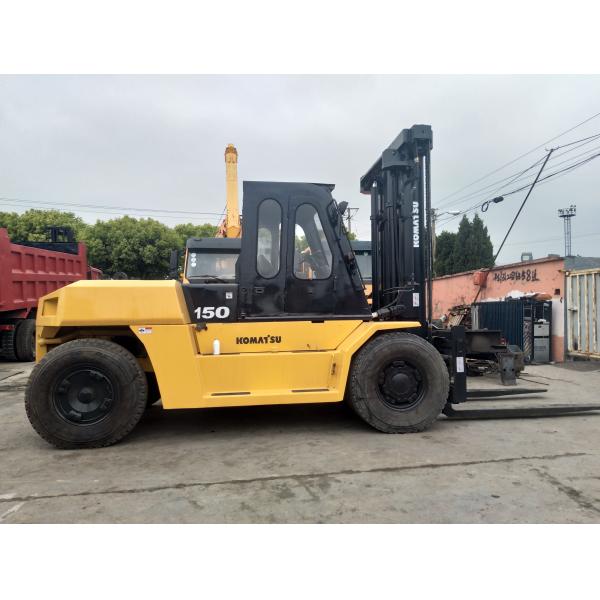 FD160 Used Diesel Forklift Truck Yellow Color 94 KW Nominal Power