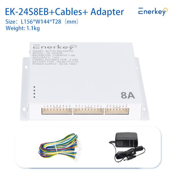 Enerkey 2S-24S 8A умный активный балансировщик 48v умный эквалайзер батареи для хранения энергии RV