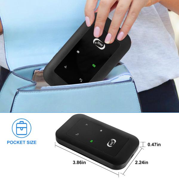Hotspots MF800 de alta velocidad CAT4 Routers inalámbricos Caja de tarjetas SIM portátil de 150 Mbps Hotspot móvil 4g Lte Gsm Wifi Router
