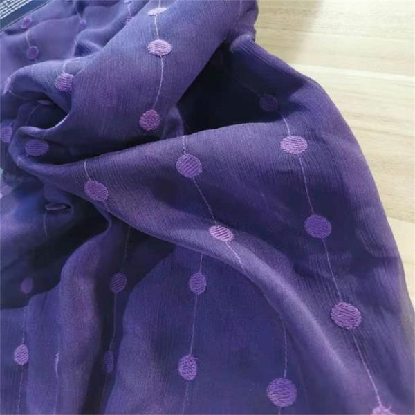 Crinkle вышивки ткани лайкра полиэстера 30dx30d 39gsm полиэстер шифонового шифоновый