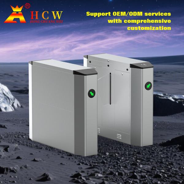 Assistance escamotable IP54 de Wing Gate Turnstile With Time de barrière d'aileron