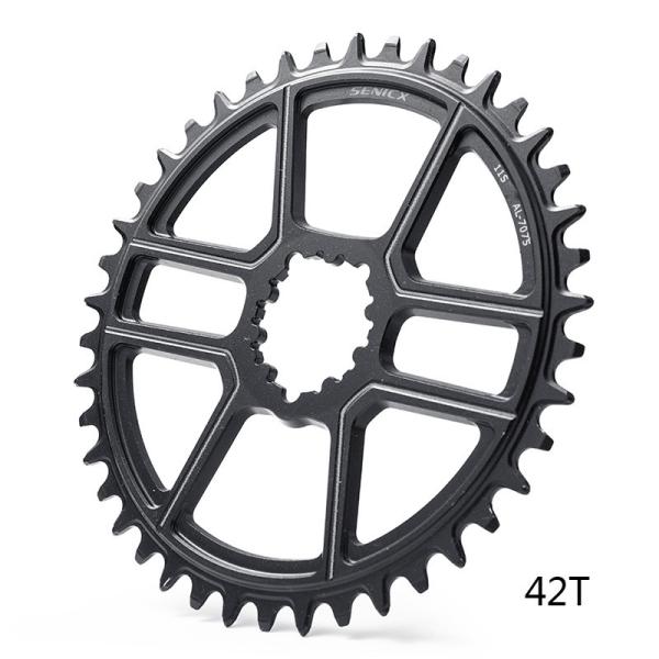 Crankset de bicicleta de cascalho leve eixo 24mm 165/170/175 42/44T Chainring Crank 10/11/12s