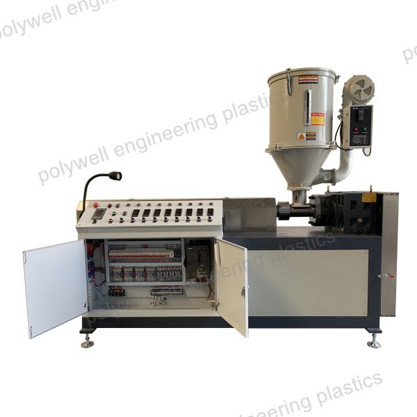 Máquina expulsando 750kg/Day Capicity da tira de Nylon6.6 GF25 com único parafuso