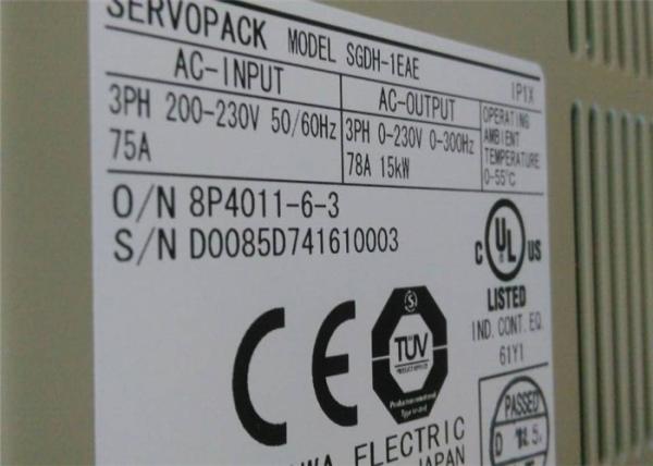 SGDH-1EAE Servopack Yaskawa Servo Amplifier , AC Servo Motor Drive15KW 3 Phase