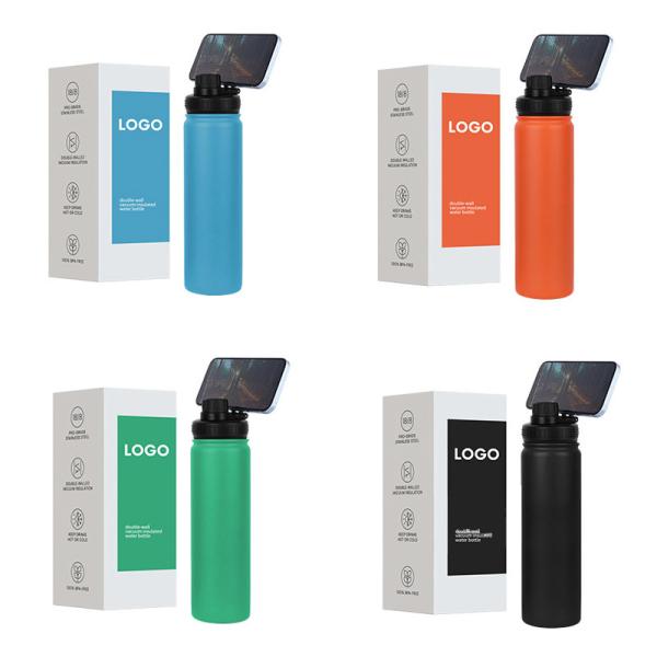 Venta al por mayor de botellas de acero inoxidable personalizadas de 25 oz aprobadas por la FDA, libres de BPA Durabilidad de grado industrial