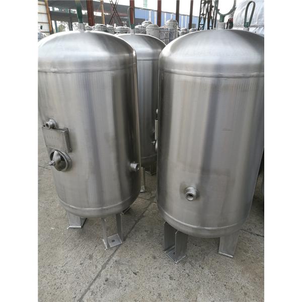 Horizontal Pressure Vessel Design Gas Storage Tanks , Stainless Steel Pressure Tank