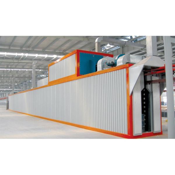 Производственная линия высокоскоростного типографического цеха с нашей печью для покрытия порошковым покрытием