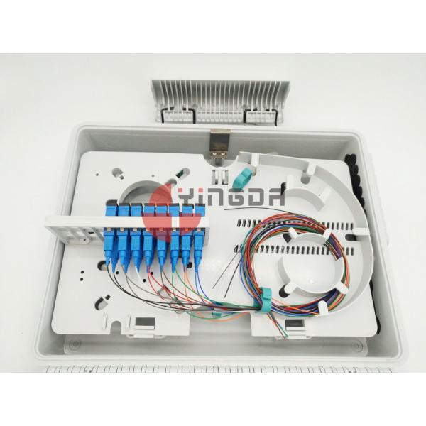 24 коробки с отрезками провода переходника СК/УПК, белизна доступа волокна портов терминальных коробки распределения Сплиттер 1*8 1*16