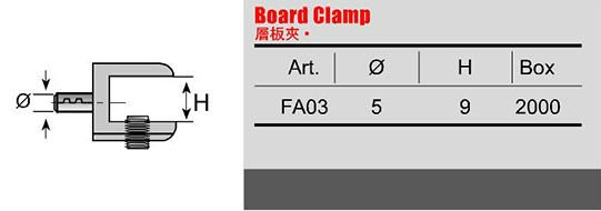 Square Zinc Alloy Nickel Plated Glass Shelf Support Clip for Book Shelving Cabinet