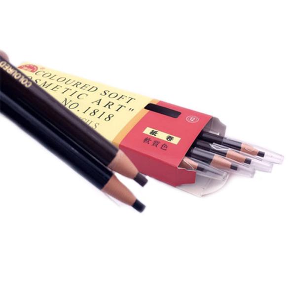 Waterproof Pull Line Eyebrow Pencil 18cm Length With 5 Color Options