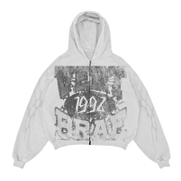 Custom Dtg Hoodie Printing Pattern 3D Printed Hoodie Crop Top Colorful Streetwear