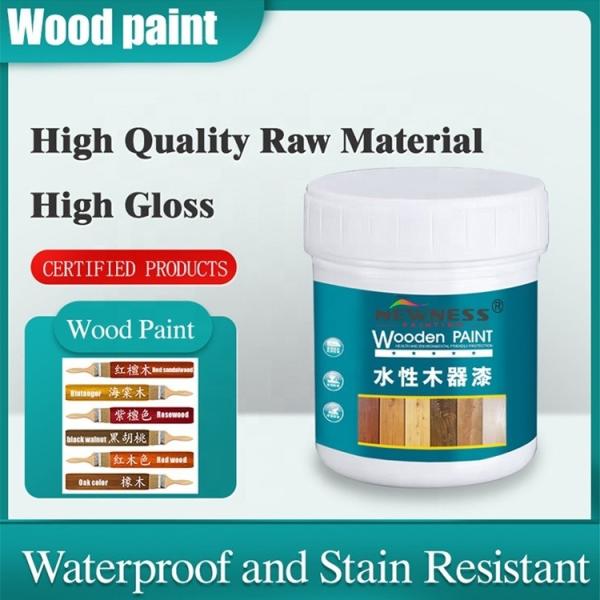 Método de aplicação de pincel e spray PU Verniz de madeira transparente Primer Coating Sanding Sealer Paint