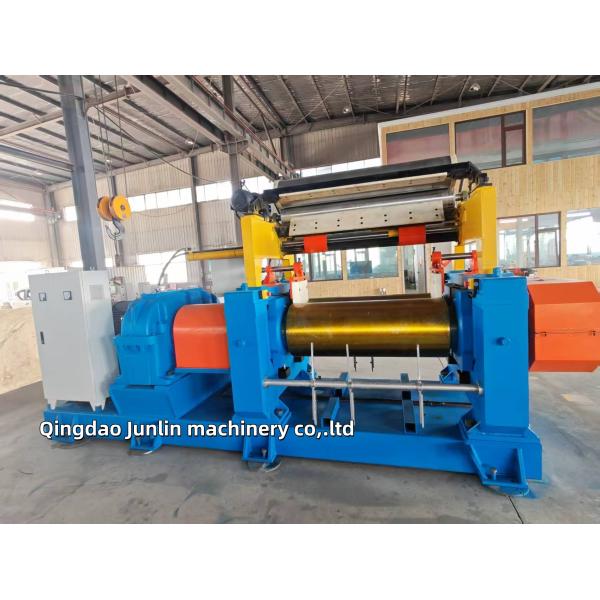 XK-450 18 Inch Rubber Two Roll Mixing Mill With Stock Blender
