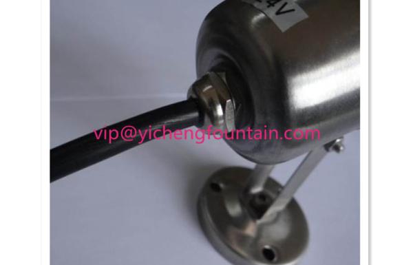 Small Angle Type Waterproof Underwater Fountain Lights IP68 3W LED 50W Bulb  Stainless Steel