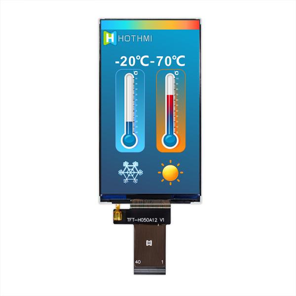 5,0 индикаторная панель ST7701S температуры TFT IPS 480x854 дюйма широкая для промышленного компьютера