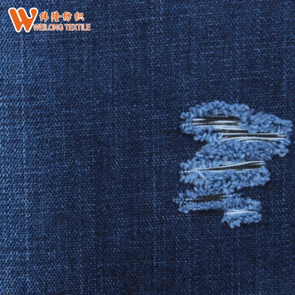 Factory Low Prices Indigo Woven Denim Jeans Twill Woven Fabric