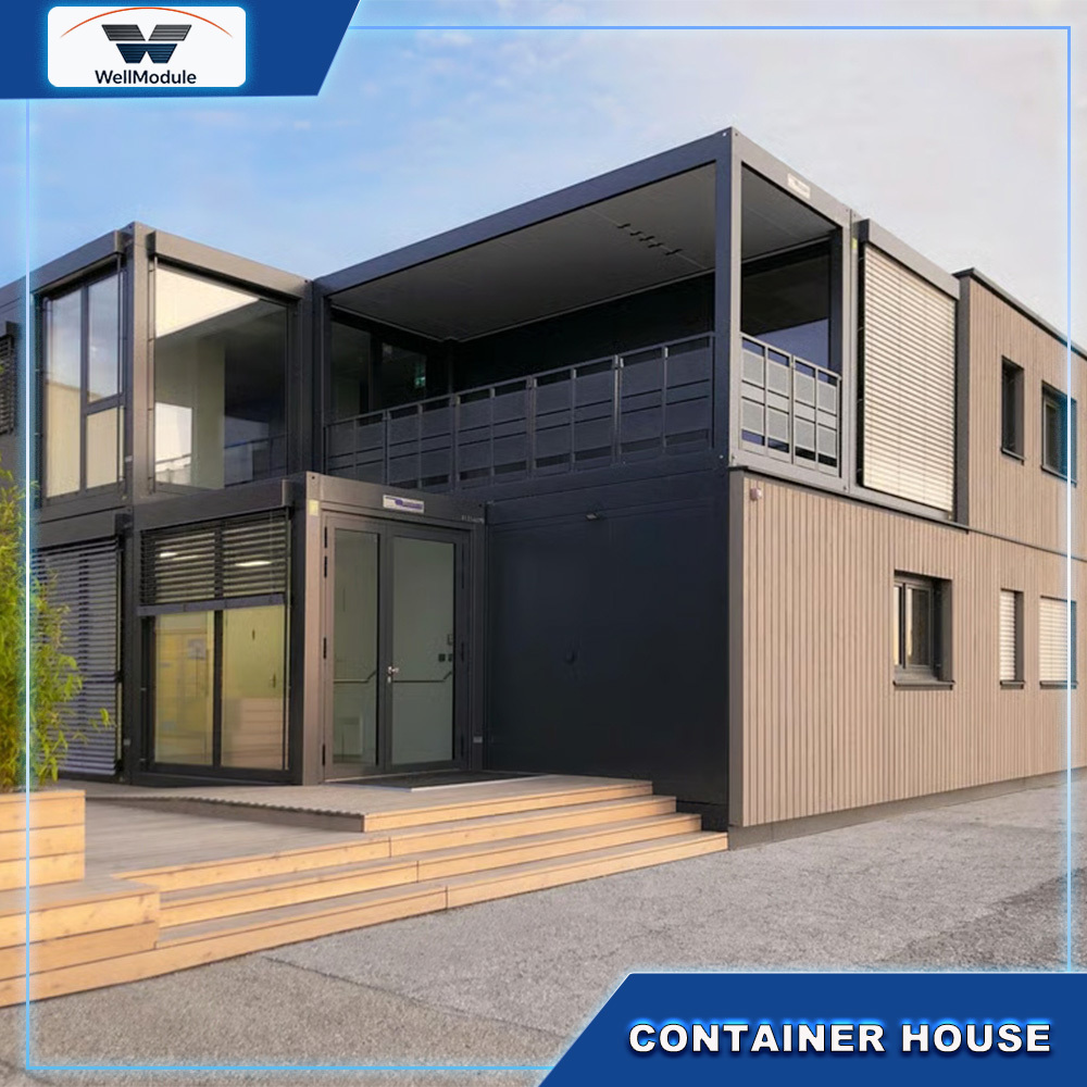 High Quality Modular Container House with Fast Installation Design for Temporary Office, Living Space and Commercial Facilities
