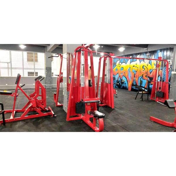 Machines de sélection de la charge par câble réglable crossover pin Équipement de remise en forme en acier pour le gymnase pour le travail de la poitrine dos épaule jambes bras