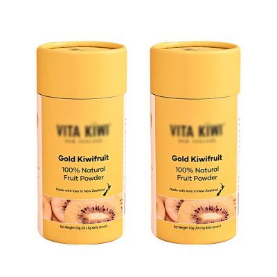 Biodegradable Eco Friendly Cylinder Tea Paper Tube Packaging With Free Sample