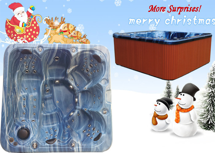 New latest design 6 seats portable acrylic luxury bath tubs, powerful hot tub & spas 1450 liters / 381gallons M-562D