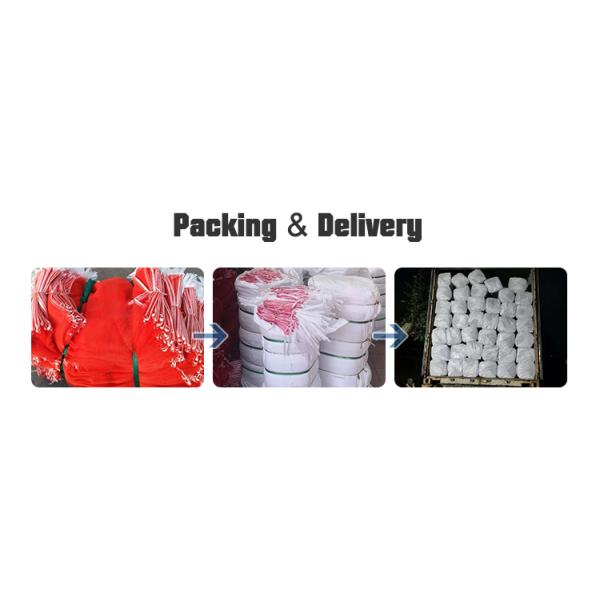Stocked Fruit Packaging Sack 35*45cm Monofilament Garlic Mesh Bag with Drawstring