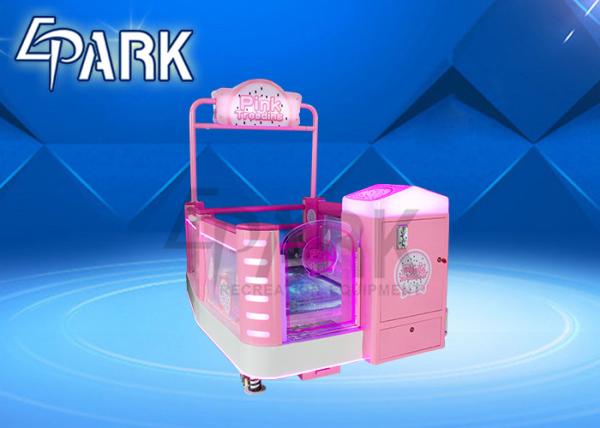 300W Amusement Game Machines  , Coin Pusher Happy Stepping Pink Initial D Arcade Machine