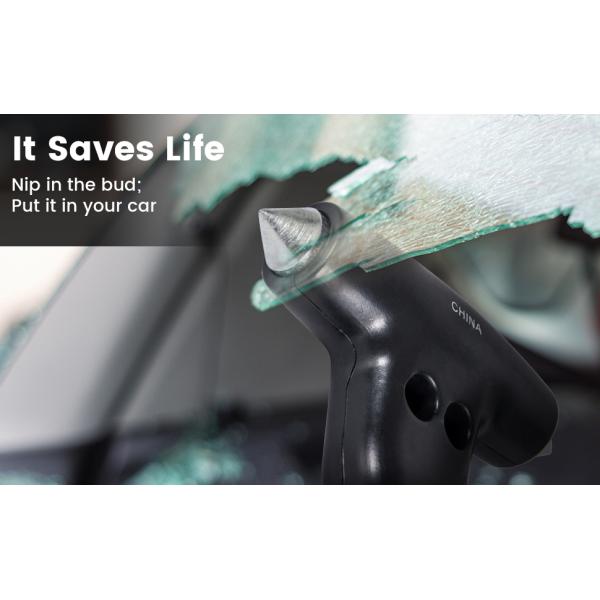 ABS Steel Vehicle Safety Emergency Car Glass Hammer And Seat Belt Cutter Escape Tool