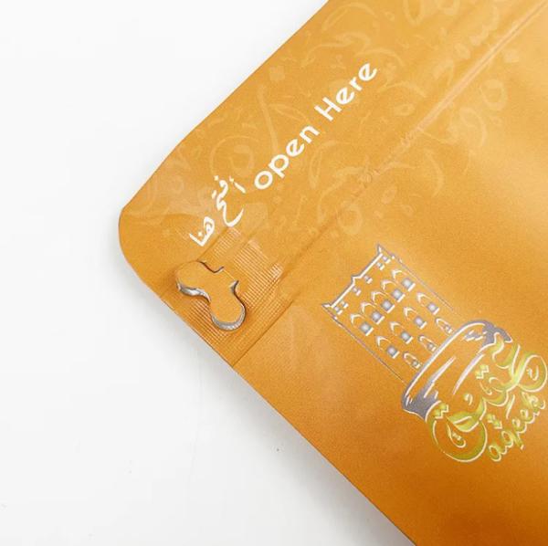 Custom Printed Bags Side Gusset Moisture Proof Coffee Bag Pouch Stand Up Flat Bottom Pouch Foil Tea Packaging Bags